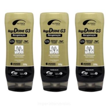 Imagem de Kit Com 3 Creme Hidratante Para as Mãos Profissional Regederme G3 200g
