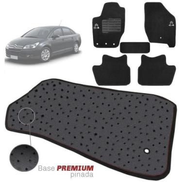 Imagem de Jogo de Tapete Carpete Tevic Pinado Citroen C4 Pallas 2007 08 09 10 11