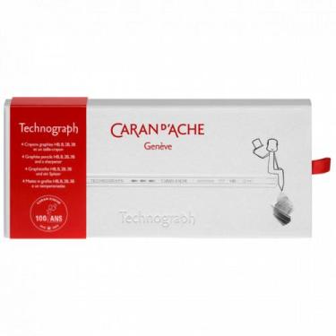 Imagem de Lápis Technograph Caran d'Ache 100 Anos com 4 Unidades - CA0777.304 - 