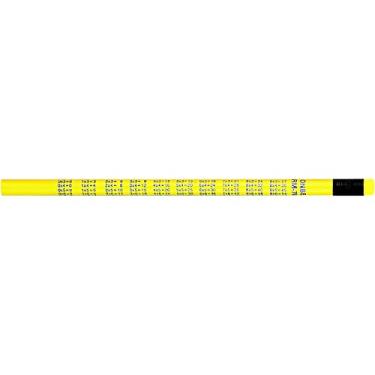 Imagem de J.R. Moon Pencil Lápis multiplicação JRM7843B, 1,27 cm de altura, 6,35 cm de largura, 20,32 cm de comprimento (12 unidades)