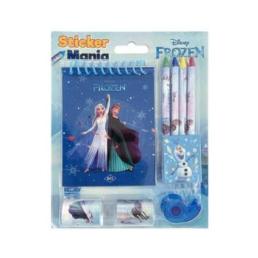Imagem de Livro - Disney - Sticker Mania - Frozen