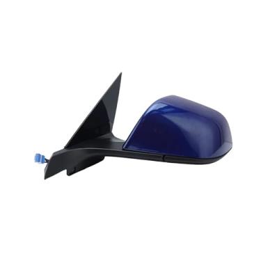 Imagem de Conjunto de espelho retrovisor de 13 fios compatível com Tesla Model 3 M3 2021-2023 Dark Royal Blue com capa lateral para espelho retrovisor de carro acessórios(1pc left)