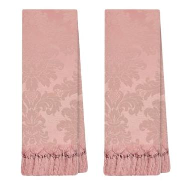 Imagem de 2 Mantas Xale Para Poltrona Pequena Peseira 0,70 X 1,80 (147 ROSÊ)