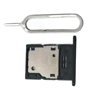 Imagem de zhxchzhi Bandeja de cartão SIM OEM SD Suporte para cartão SIM + pino compatível com Samsung Galaxy M15 5G peças cinza