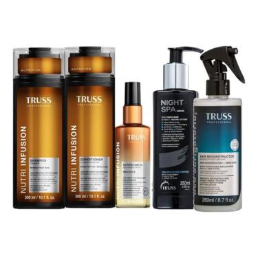 Imagem de Kit Truss Nutri Infusion - Shampoo 300ml + Condicionador 300ml + Óleo 