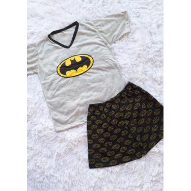 Imagem de Pijama Infantil Menino Manga curta e short Super Homem Heroi - PIJAMAS