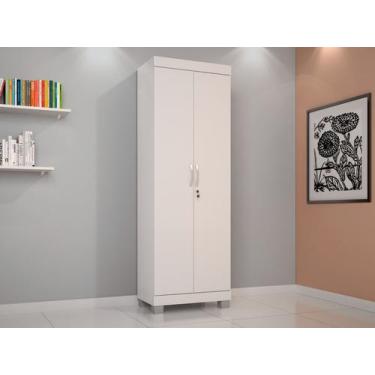 Imagem de Armário multiuso mucuri 2 portas com chave ideal para lavanderias  - J