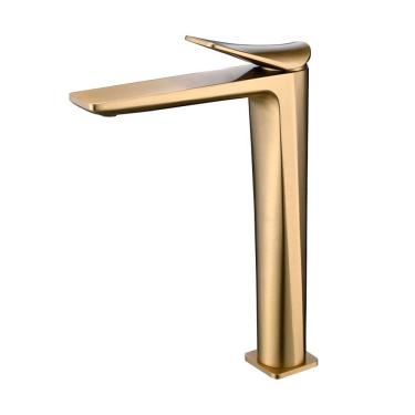 Imagem de Torneira Misturador Monocomando Lorenzetti Loren Neo 2877 G92 de Bancada Brushed Gold
