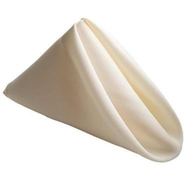 Imagem de Kit Guardanapo de Boca de Tecido Mesa Posta 8 pç Oxford Liso Palha - M