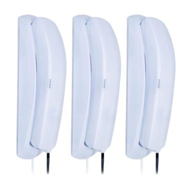 Imagem de Telefone Com Fio TC 20 Cinza Ártico Intelbras - 3 Unidades