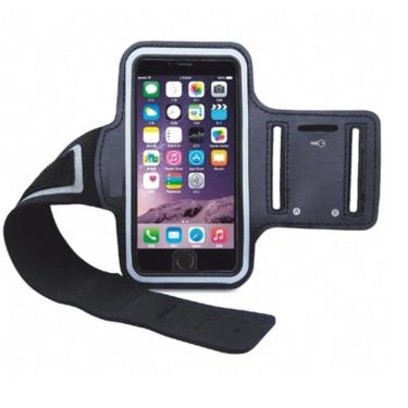 Imagem de Suporte Braçadeira Porta Celular Corrida Musculação Smartphone Até 4.7 Pol