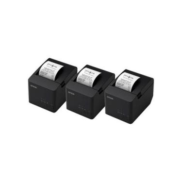 Imagem de Kit Epson 03 Impressoras Térmicas Tm-T20X-II Ethernet e USB