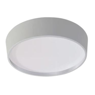 Imagem de LUMINÁRIA REDONDA BRANCO SOBREPOR RAVENA DE 45 CM DIAM. PARA 04 LAMPADAS BULBO LED E-27