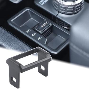 Imagem de Aunginsy Capa de acabamento de botão de botão de pressão para carro 4WD compatível com Toyota Tundra 2022-2025 console central de carro 4WD tração nas quatro rodas painel de câmbio diferencial