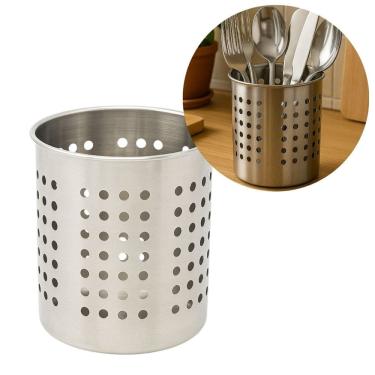 Imagem de Escorredor Porta Talheres Aço Inox Prime 14cm - Tuut