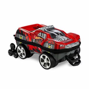 Imagem de Mochila 3D de Rodinhas Infantil - Hot Wheels - Dawgzilla - Vermelho - Maxtoy