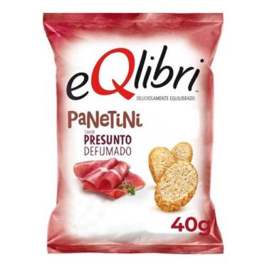 Imagem de Kit c/ 2 Snack Presunto Defumado Eqlibri Panetini 40g