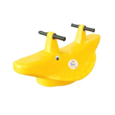 Imagem de Gangorra Infantil Jacaré 2 Lugares Colorido Envio Rapido Amarelo - Dor