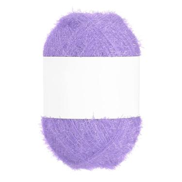 Imagem de PATIKIL Fio Scrubbie de 218 metros, fio de poliéster brilhante Scrubbie fio de coração vermelho brilhante vidro para panos de prato crochê, tricô, artesanato, artesanato, tapete, suéter, cachecol