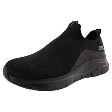 Imagem de Skechers Camiseta masculina Keep It Up, Preto, 11 X-Wide