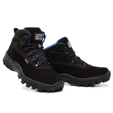 Imagem de Bota Masculina Adventure Coturno Trabalho Passeio Em Couro Legitimo - 