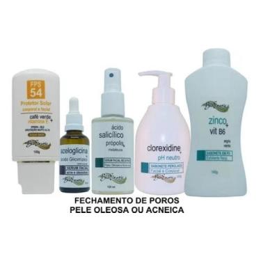 Imagem de Kit Fechamento Dos Poros Para Pele Oleosa Acnéica Bioexotic