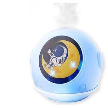 Imagem de Umidificador de Ar Astronauta 220ml | Luz LED, Difusor de Aromas, Aromaterapia, Silencioso e Portátil USB