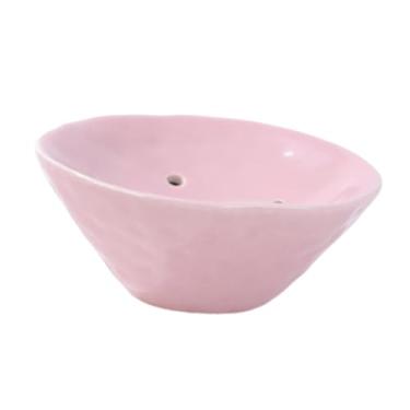 Imagem de Ioensy Suporte floral, vaso de flores em formato de sapo, tigela, suprimentos para plantas, decoração para casa, vaso, arranjo de flores para mesa, balcão de , Rosa