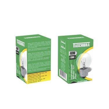 Imagem de Lâmpada Incandescente Taschibra Bolinha Clara 40w E27 220v