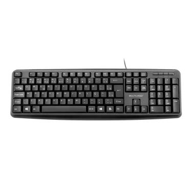 Imagem de Teclado Multilaser Usb Slim Preto Tc065