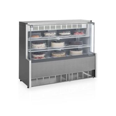 Imagem de Vitrine Refrigerada Gelopar Dupla Função 1,40 M Inox 220v Gpea-140r Ti