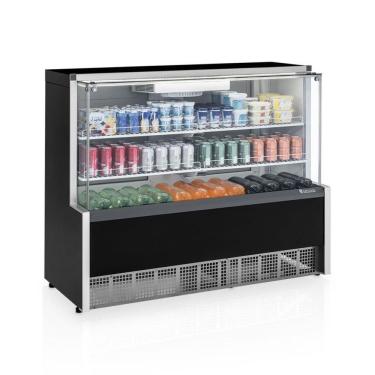 Imagem de Vitrine Refrigerada Gelopar Ar Forçado 140 Cm Preto 127v Gpfa-140r