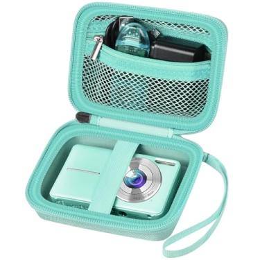 Imagem de ALKOO Capa Compatível Com Câmera Digital Vahoiald Fhd 1080P/Para Camkory Point And Shoot/Para Kodak Pixpro Fz45-Bk 16Mp Vlogging/Para Iweukjlo/Para Nsoela, Suporte Para Cartão Sd E Muito Mais (Verde