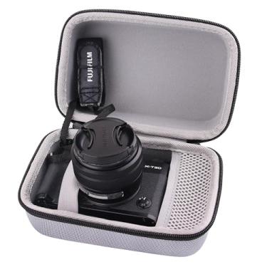Imagem de WAIYUCN Estojo Rígido Para Transporte Compatível Com Câmeras Digitais Sem Espelho Fujifilm X-T50, X-T5, X-T30 Ii, X-T30, X-T10 E X-T20 (Compatível Lentes De 15 A 45 Mm) (Cinza)