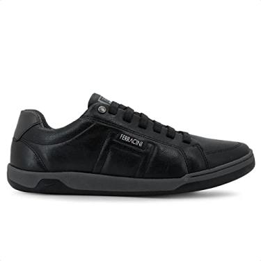 Imagem de SAPATENIS MASCULINO COURO 7048-267 FERRACINI (16) - PRETO