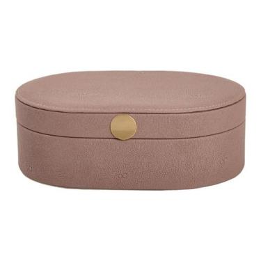 Imagem de Caixa Decorativa Porta Objetos Multiuso Oval Em MDF Grande - Casa Hera