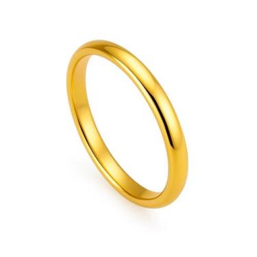 Imagem de Aliança Ouro 18k 2mm Noivado Luxo Compromisso Casamento - Alpha Grupo 