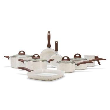 Imagem de Conjunto De Panelas Life Smart Plus Revestimento Cerâmico 8 Peças Vani