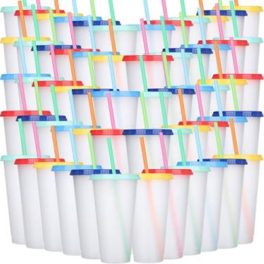 Imagem de Pacote Tumbler Honeydak 60 com canudo e tampa 700-800 ml