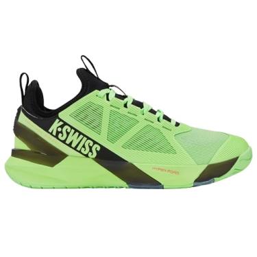Imagem de K-Swiss Tênis K-Frame Speed Rublo (verde neon macio/preto/neon lava), Verde neon macio/preto/lava neon, 40