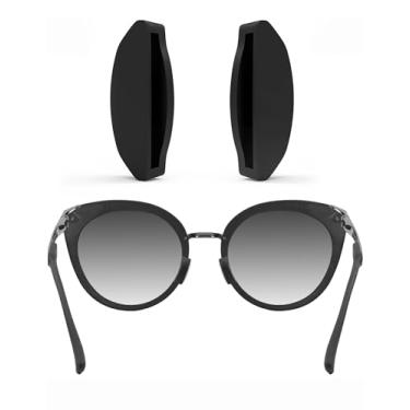 Imagem de ToughAsNails Almofadas de nariz de substituição para Oakley Frogskins Range OO9284/Frogskins Range XL OO9503/HSTN OO9242/HSTN Metal OO9279, Almofadas de nariz pretas - 1 par de ajuste europeu, HSTN