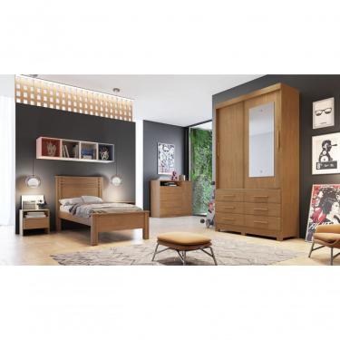 Imagem de Guarda Roupa Solteiro 2 Portas -capri-cumaru- Novo Horizonte