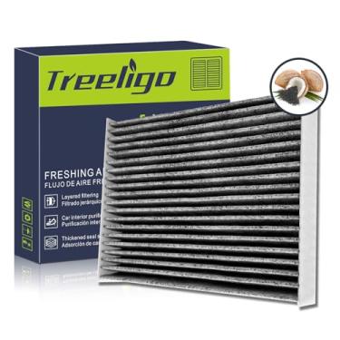 Imagem de Filtro de ar de cabine CF12002, substituição para Kia Soul L4 1.6L 2014 2015 2016 2017 2018 2019 Soul EV 2015 2016 2017 2018 2019, com carvão ativado com casca de coco atualizado