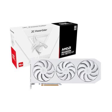 Imagem de PowerColor Hellhound Spectral White AMD Radeon RX 9070 XT 16GB GDDR6