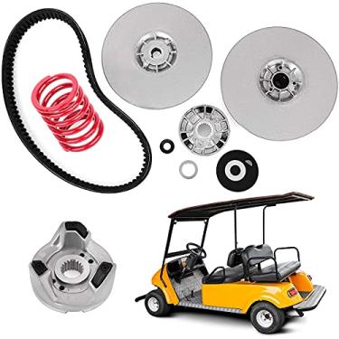 Imagem de TUNTROL Kit de Embreagem Acionado com Mola Resistente e Correia de Transmissão de Aramida para Carrinho de Golfe Yamaha G2 G8 G9 G11 G14 G16 G20 G21 G22 G28 1985-2007