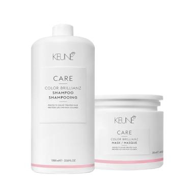 Imagem de Kit Keune Color Brillianz - Shampoo Litro e Máscara (2 produtos)