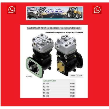Imagem de Compressor De Ar - Volkswagen 11.140  MWM 229.4 - KGM