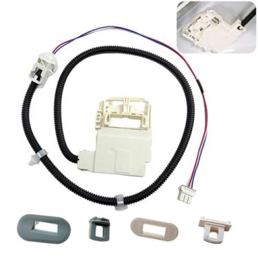Imagem de CEYHTLY WH08X32697 Conjunto de interruptor de trava de tampa de arruela compatível com GE Hotpoint trava de máquina de lavar substitui WH08X37938 WH08X31222 WH08X31577 WH01X27954 WH01X24114 WH01X26114