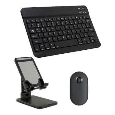 Imagem de Teclado Abnt2 Suporte Mouse Para Tab A7 S6 S7 Lite iPad 9 10 - NoBrand