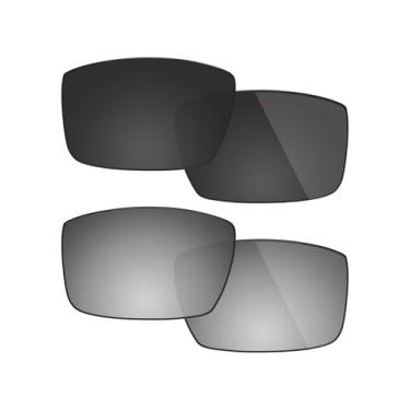 Imagem de Fiskr Lentes de reposição para óculos de sol Oakley Gascan, embalagem com 2 pares
